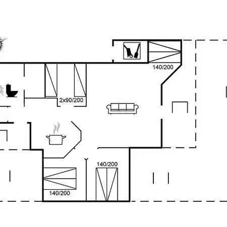 Dyrken - 200m From The Sea By Interhome Feriehus